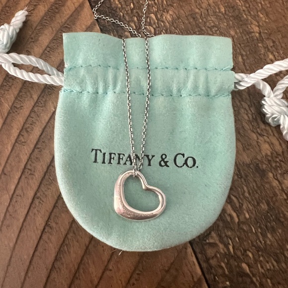 Tiffany & Co. Jewelry - Tiffany & Co. Elsa Peretti Open Heart Pendant Necklace